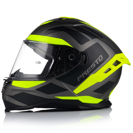 KASK MOTOCYKLOWY | VITO PRESTO FLUO | INTEGRALNY + PINLOCK + BLENDA