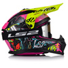 KASK MOTOCYKLOWY | LS2 MX708 FAST II + GOGLE | LEKKI ENDURO CROSS QUAD ATV
