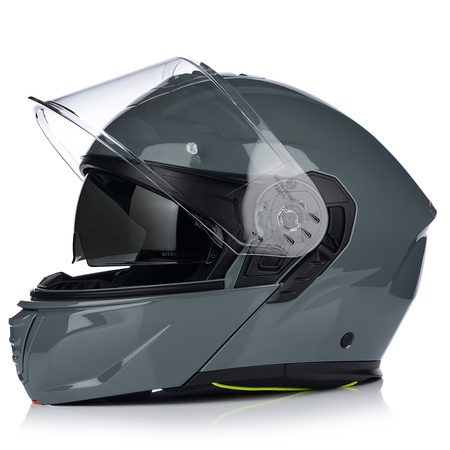 KASK MOTOCYKLOWY | VITO FURIO NARDO GREY | SZCZĘKOWY SYSTEM PINLOCK +BLENDA 