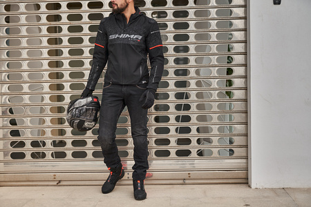 SPODNIE MOTOCYKLOWE | SHIMA DEVON | MĘSKIE JEANSY + OCHRANIACZE + GRATIS