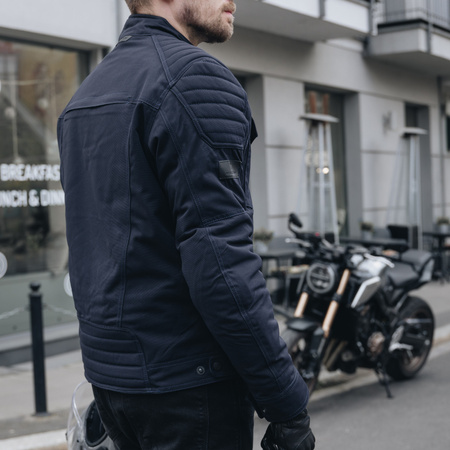 KURTKA MOTOCYKLOWA | REBELHORN HUNTER | TEKSTYLNA MĘSKA KLASYCZNA + GRATISY