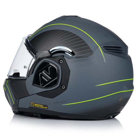 KASK MOTOCYKLOWY | LS2 FF906 ADVANT COOPER | SZCZĘKOWY + PINLOCK + PLECAK 