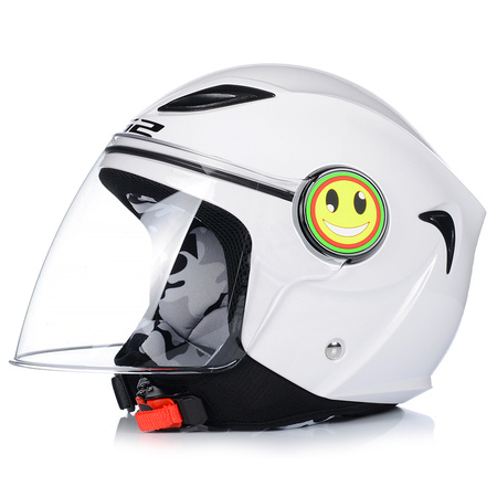 KASK MOTOCYKLOWY OTWARTY DLA DZIECI LS2 OF602 FUNNY NA SKUTER MOTOR ECE22-05