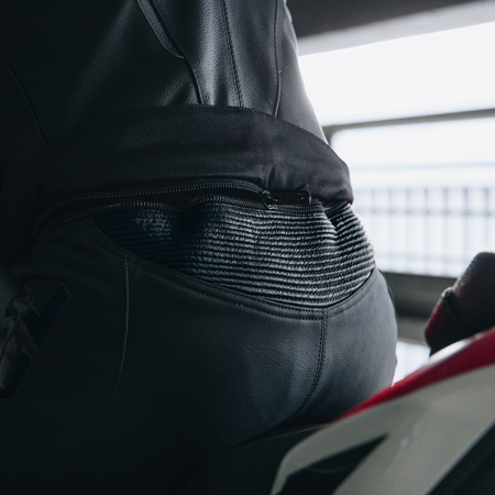 KURTKA MOTOCYKLOWA | REBELHORN REBEL BLACK | MĘSKA SKÓRZANA GARB  + GRATISY