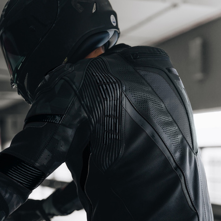 KURTKA MOTOCYKLOWA | REBELHORN REBEL BLACK | MĘSKA SKÓRZANA GARB  + GRATISY
