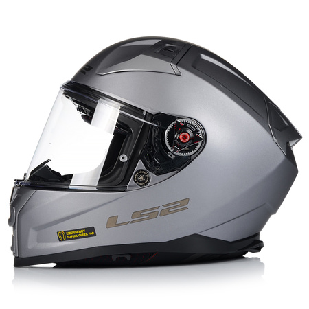 KASK MOTOCYKLOWY LS2 FF811 VECTOR II WŁÓKNO SZKLANE + PINLOCK + BLENDA