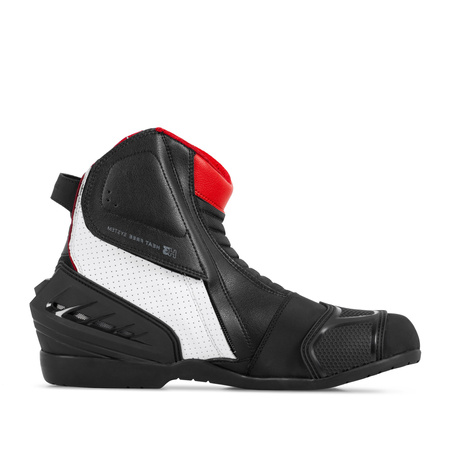 BUTY MOTOCYKLOWE | SHIMA SX-6 WHITE/RED | KRÓTKIE MĘSKIE MIEJSKIE + GRATISY