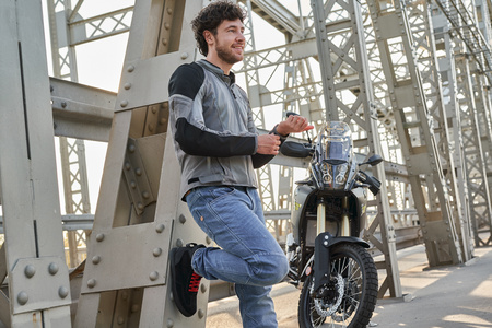 SPODNIE MOTOCYKLOWE | SHIMA DEVON | MĘSKIE JEANSY + OCHRANIACZE + GRATIS