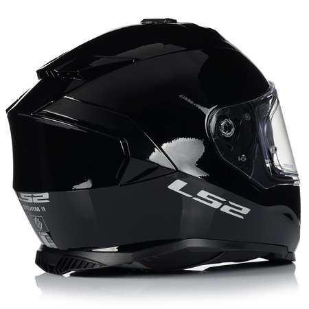 KASK MOTOCYKLOWY LS2 FF800 STORM II SOLID + PINLOCK + BLENDA ECER 22.06