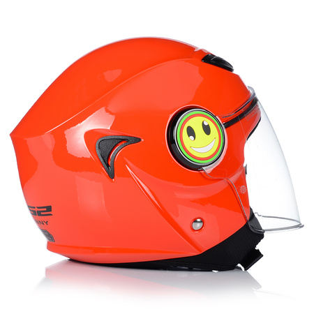KASK MOTOCYKLOWY OTWARTY DLA DZIECI LS2 OF602 FUNNY NA SKUTER MOTOR ECE22-05