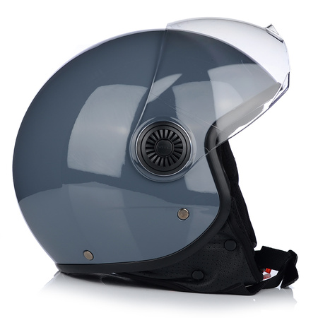 KASK MOTOCYKLOWY OTWARTY | VITO LORETO | NARDO GREY SKUTER CHOPPER ECE 22.06
