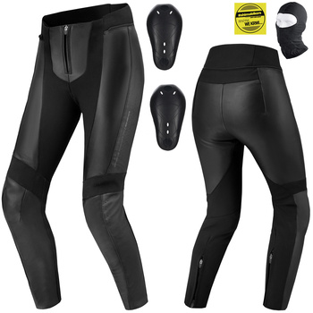 SPODNIE MOTOCYKLOWE | SHIMA MONACO 2.0 | DAMSKIE SKÓRZANE + OCHRANIACZE CE