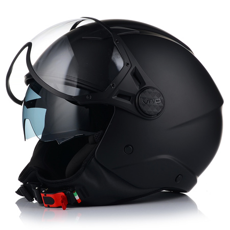 KASK MOTOCYKLOWY OTWARTY | VITO LAVORI | SKUTER CHOPPER ECE 22.06 + BLENDA