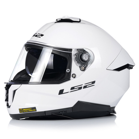 KASK MOTOCYKLOWY LS2 FF808 STREAM II SOLID KEVLAR SYSTEM PINLOCK + BLENDA 