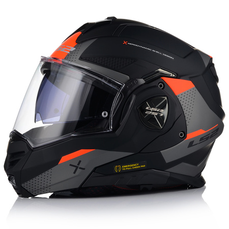 KASK MOTOCYKLOWY | LS2 FF901 ADVANT X 180 | SZCZĘKOWY + PINLOCK + PLECAK