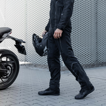SPODNIE MOTOCYKLOWE | REBELHORN HIFLOW IV SL | TEKSTYLNE WIELOSEZONOWE + GRATISY