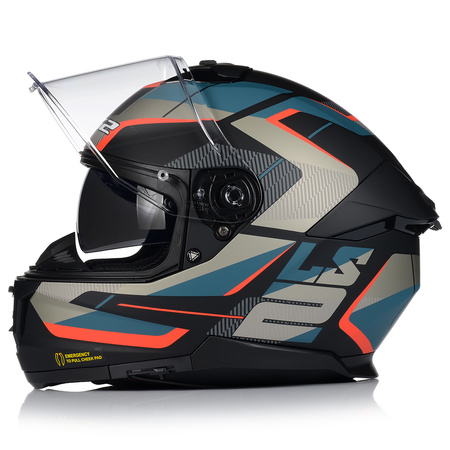 KASK MOTOCYKLOWY LS2 FF808 STREAM II ROAD KEVLAR SYSTEM PINLOCK + BLENDA