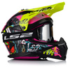 KASK MOTOCYKLOWY | LS2 MX708 FAST II + GOGLE | LEKKI ENDURO CROSS QUAD ATV