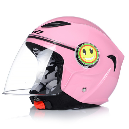 KASK MOTOCYKLOWY OTWARTY DLA DZIECI LS2 OF602 FUNNY NA SKUTER MOTOR ECE22-05