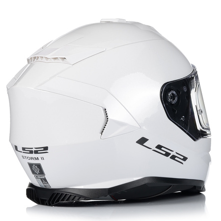 KASK MOTOCYKLOWY LS2 FF800 STORM II SOLID + PINLOCK + BLENDA ECER 22.06