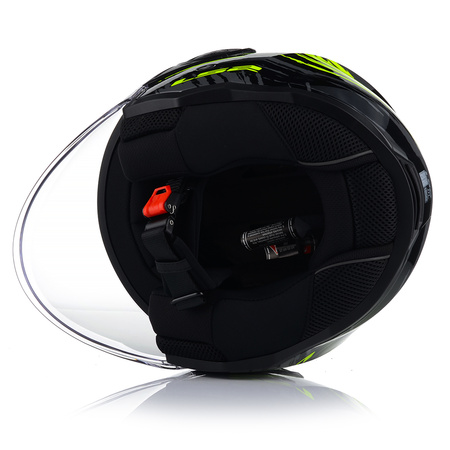 OTWARTY KASK MOTOCYKLOWY LS2 OF616 AIRFLOW II BRUSH LEKKI NA SKUTER CHOPPER