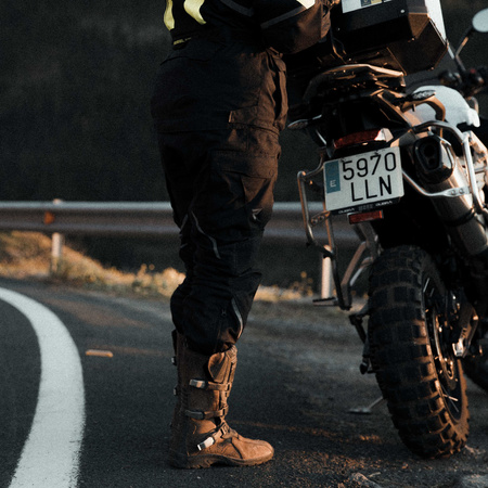 SPODNIE MOTOCYKLOWE | REBELHORN HARDY II | TEKSTYLNE MEMBRANA + GRATISY