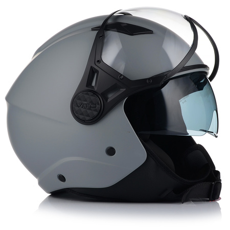 KASK MOTOCYKLOWY OTWARTY | VITO LAVORI | SKUTER CHOPPER ECE 22.06 + BLENDA
