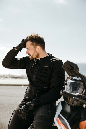 KURTKA MOTOCYKLOWA | REBELHORN BRUTALE | MIEJSKA MĘSKA TEKSTYLNA + GRATISY