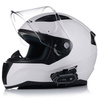KASK MOTOCYKLOWY LS2 FF353 RAPID II BIAŁY POŁYSK + INTERKOM 1ST BLUETOOTH