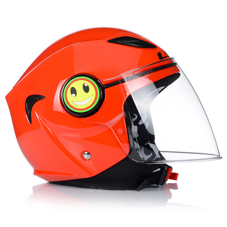 KASK MOTOCYKLOWY OTWARTY DLA DZIECI LS2 OF602 FUNNY NA SKUTER MOTOR ECE22-05
