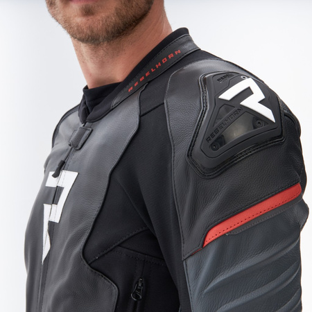 KURTKA MOTOCYKLOWA | REBELHORN VELOCE SPORT | MĘSKA SKÓRZANA + GRATISY