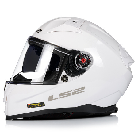 KASK MOTOCYKLOWY LS2 FF811 VECTOR II WŁÓKNO SZKLANE + PINLOCK + BLENDA