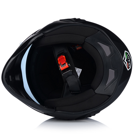 KASK MOTOCYKLOWY | VITO BRUZANO RED | OTWARTY + ODPINANA SZCZĘKA + BLENDA