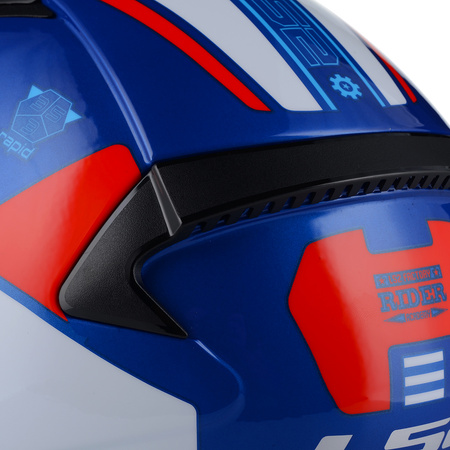  	KASK MOTOCYKLOWY LS2 FF353 RAPID STRATUS BL/RED INTEGRALNY SYSTEM PINLOCK