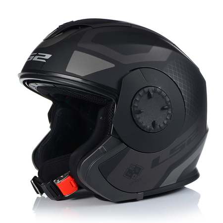 OTWARTY KASK MOTOCYKLOWY LS2 OF570 MAT 3w1 + DASZEK + SZYBA + BLENDA