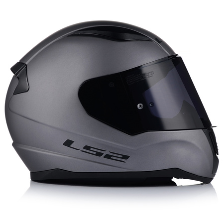 KASK MOTOCYKLOWY LS2 FF353 RAPID II SZARY MAT ECE 22.06 + CIEMNA SZYBA