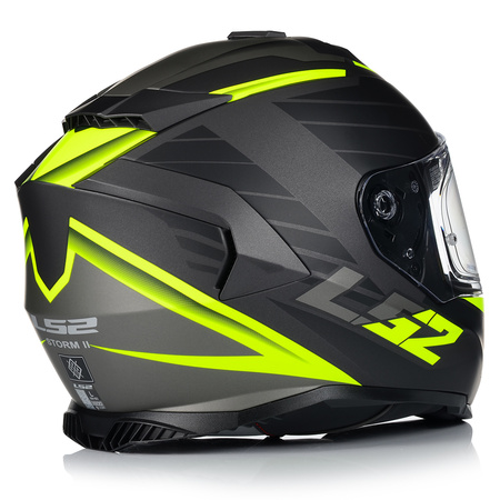 KASK MOTOCYKLOWY LS2 FF800 STORM II NERVE + PINLOCK + BLENDA ECER 22.06