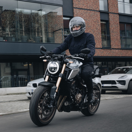 KURTKA MOTOCYKLOWA | REBELHORN HUNTER | TEKSTYLNA MĘSKA KLASYCZNA + GRATISY