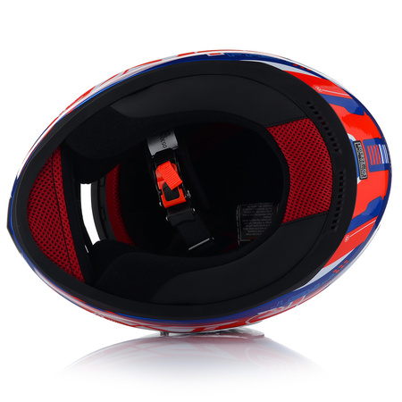  	KASK MOTOCYKLOWY LS2 FF353 RAPID STRATUS BL/RED INTEGRALNY SYSTEM PINLOCK