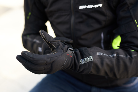RĘKAWICE MOTOCYKLOWE | SHIMA OSLO WIND MEN | KRÓTKIE WIATROODPORNE + GRATIS