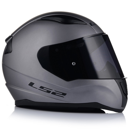 KASK MOTOCYKLOWY LS2 FF353 RAPID II SZARY MAT ECE 22.06 + CIEMNA SZYBA