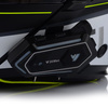 KASK MOTOCYKLOWY VITO FURIO SZARY FLUO SZCZĘKOWY + INTERKOM VITO BLUETOOTH