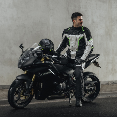 KURTKA MOTOCYKLOWA | REBELHORN HIKER III | TEKSTYLNA WODOODPORNA + GRATISY