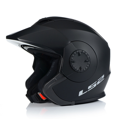 OTWARTY KASK MOTOCYKLOWY LS2 OF570 MAT 3w1 + DASZEK + SZYBA + BLENDA