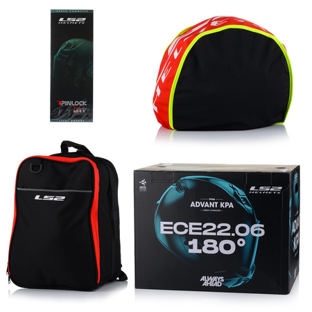 KASK MOTOCYKLOWY | LS2 FF901 ADVANT X 180 | SZCZĘKOWY + PINLOCK + PLECAK