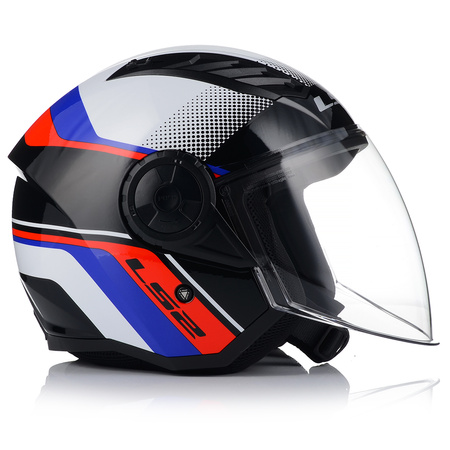 OTWARTY KASK MOTOCYKLOWY LS2 OF616 AIRFLOW II RUSH LEKKI NA SKUTER CHOPPER