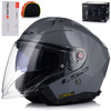 OTWARTY KASK MOTOCYKLOWY LS2 OF603 NARDO GREY + PINLOCK ANTYPARA + BLENDA
