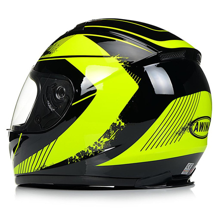 INTEGRALNY KASK MOTOCYKLOWY ZAMKNIĘTY NA MOTOR SKUTER AWINA POŁYSK 