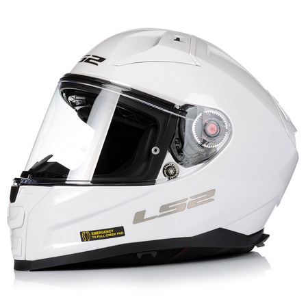 KASK MOTOCYKLOWY LS2 FF811 VECTOR II WŁÓKNO SZKLANE + PINLOCK + BLENDA