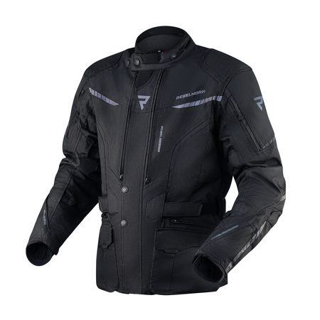 KURTKA MOTOCYKLOWA | REBELHORN HIKER III | TEKSTYLNA WODOODPORNA + GRATISY